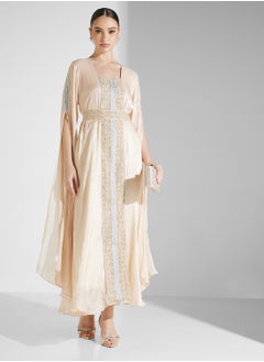 hayas closet Cape Sleeve Belted  Moroccan Dress  - Image 1