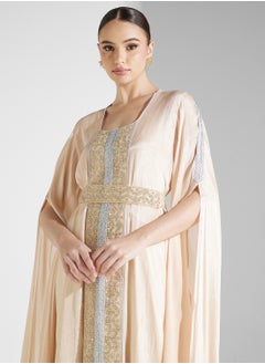 hayas closet Cape Sleeve Belted  Moroccan Dress  - Image 3