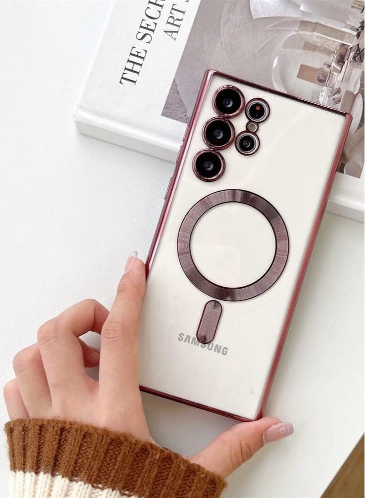 JAJEEK Samsung Galaxy S24 Ultra Case Cover, Magnetic Support Wireless Charging, Anti-Scratch Shockproof Full Camera Protection Case for Samsung Galaxy S24 Ultra 6.8-inch - Image 3