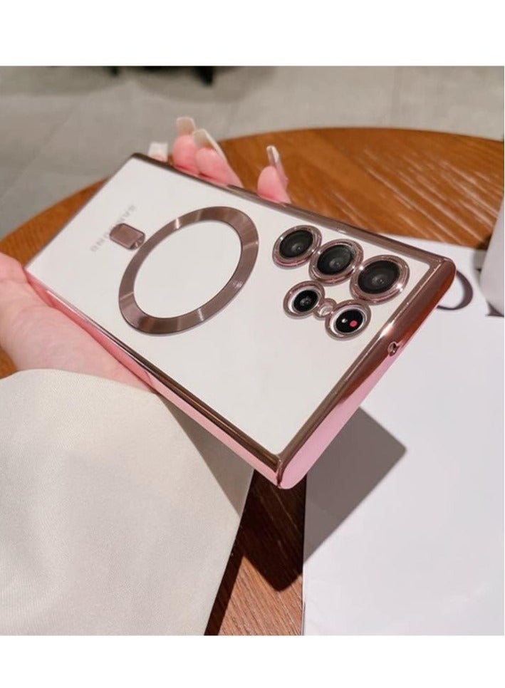 JAJEEK Samsung Galaxy S24 Ultra Case Cover, Magnetic Support Wireless Charging, Anti-Scratch Shockproof Full Camera Protection Case for Samsung Galaxy S24 Ultra 6.8-inch - Image 4