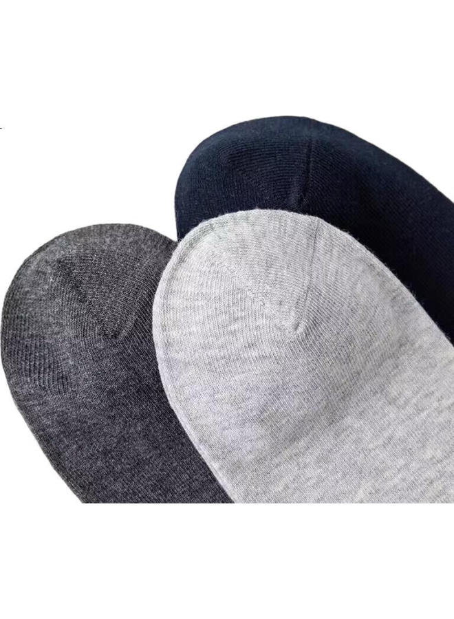 Yimian Men'S Classic Mid-Calf Socks In Black And White For Spring And Autumn, Antibacterial And Odor-Resistant Men'S Socks For Business And Casual Wear - Image 1