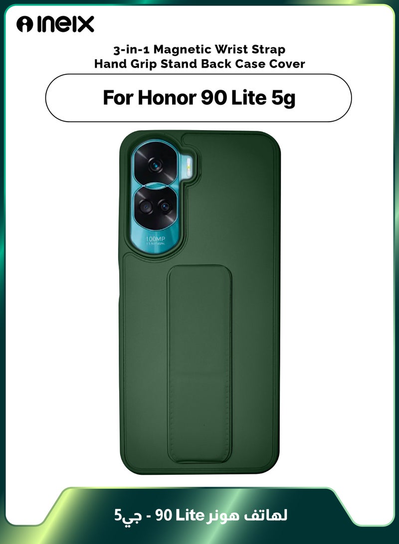 إينيكس جراب حماية 3 في 1 مغناطيسي ذو مسند للهاتف هونر 90لايت-أخضر - Image 1