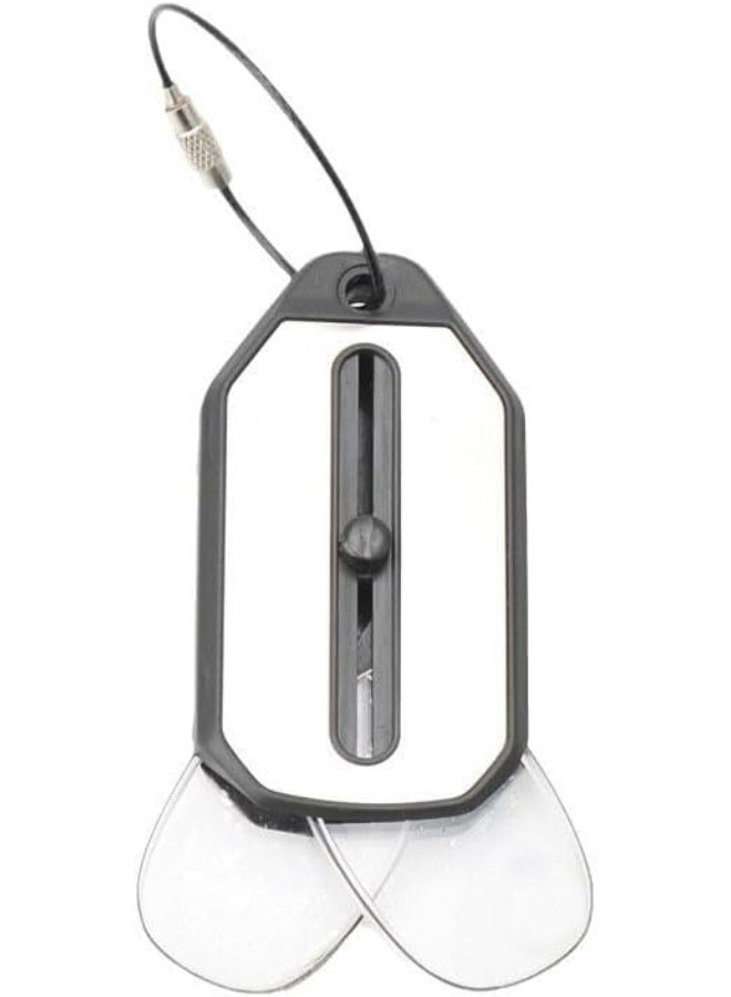 Clip Nose Reading Glasses, Foldable +1.50D Readers with Non-Slip Nose Pads, Ultra-Light, with Keychain Case - Image 3