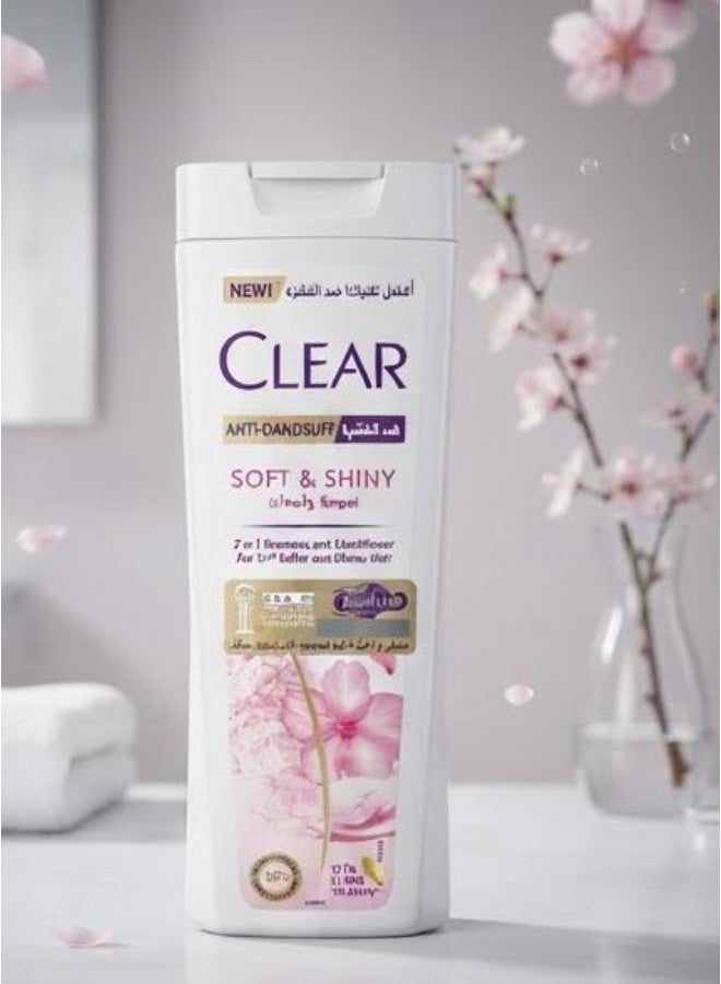 Clear Antidandruff Shampoo Soft & Shiny For Women (packaging design may vary) 180ML - Image 3