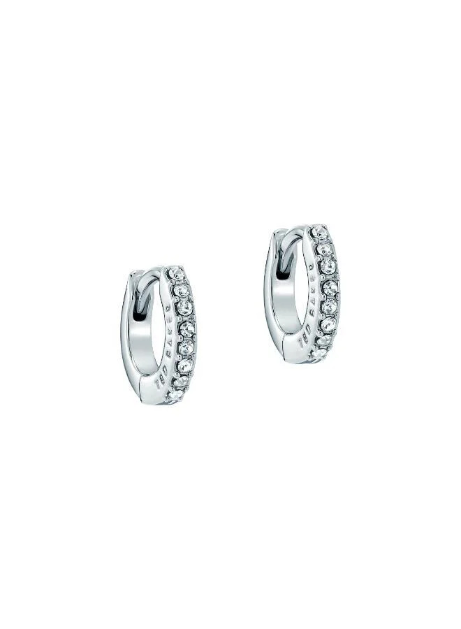 تيد بيكر HETTIE: Crystal Hoop Earrings