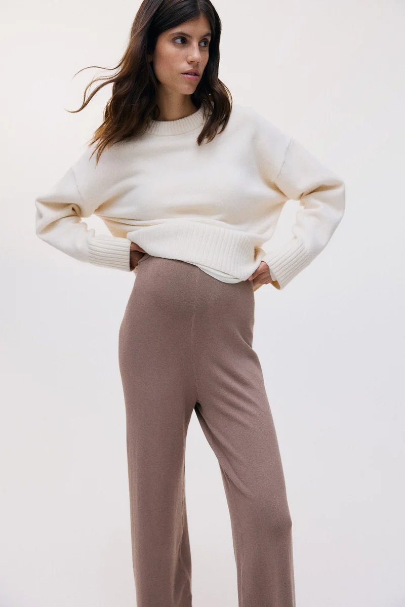 H&M MAMA Knitted trousers