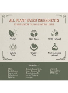J·R·LIGGETT'S Hair Conditioner Bar - Dry Bar For Curly Hair - Plant Based Ingredients - Zero Waste, Sulfate & Cruelty-Free Conditioner - 1.75 Ounces  - Image 2