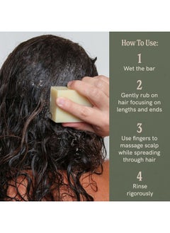 J·R·LIGGETT'S Hair Conditioner Bar - Dry Bar For Curly Hair - Plant Based Ingredients - Zero Waste, Sulfate & Cruelty-Free Conditioner - 1.75 Ounces  - Image 3