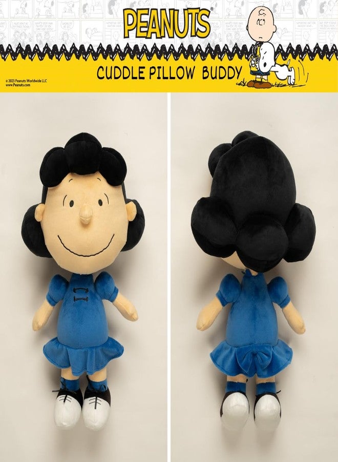 Franco Collectibles Peanuts Lucy Bedding Super Soft Plush Decorative Throw Cuddle Pillow, (Officially Licensed Product) By Franco - Image 5