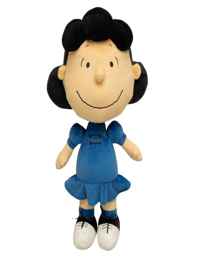 Franco Collectibles Peanuts Lucy Bedding Super Soft Plush Decorative Throw Cuddle Pillow, (Officially Licensed Product) By Franco - Image 1