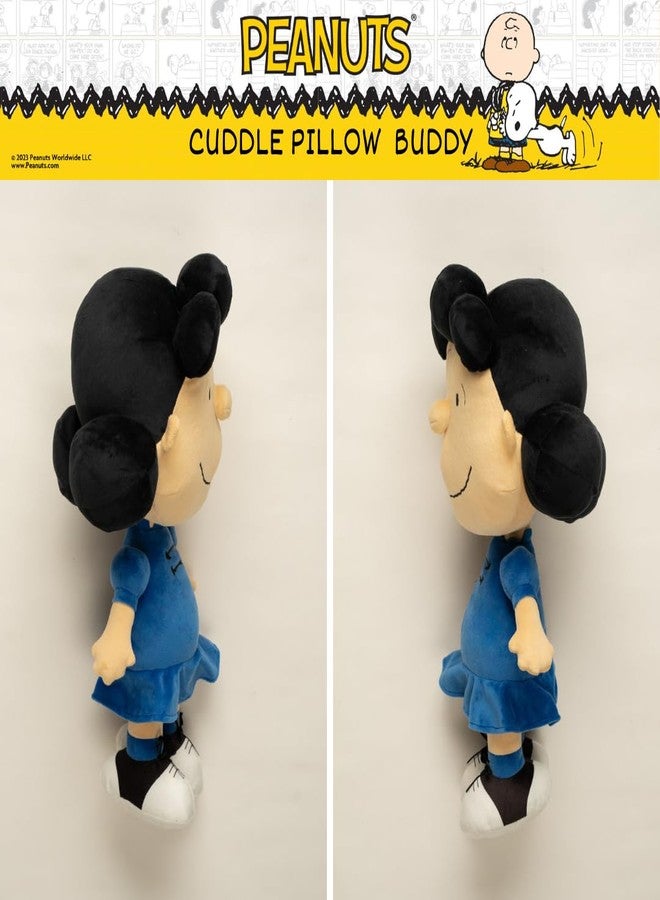 Franco Collectibles Peanuts Lucy Bedding Super Soft Plush Decorative Throw Cuddle Pillow, (Officially Licensed Product) By Franco - Image 4