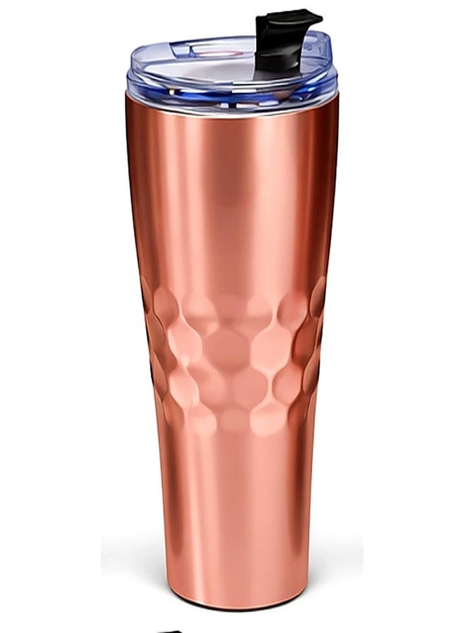 Primula Triple Layer 20 oz Hot or Cold Thermal Drink Tumbler (Pastel Coral) - Image 1