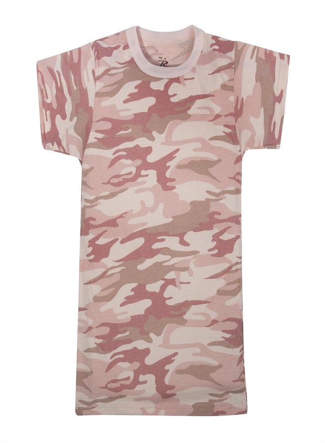 Rothco Kids Camo T-Shirt - Comfortable Outdoor Camouflage Short Sleeve Crew Neck Tee Shirt, Baby Pink Camo, XS - Image 1