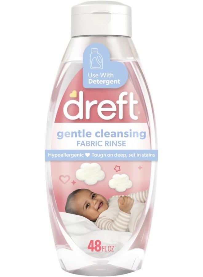 Dreft Baby Gentle Cleansing Fabric Rinse, 48 fl oz - Image 1