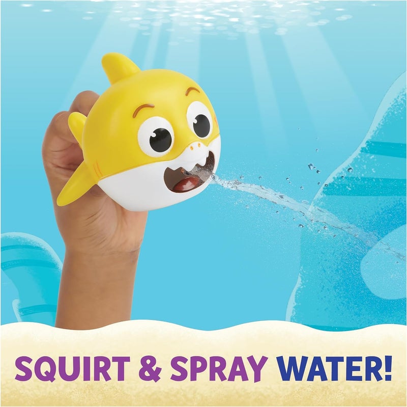WowWee Baby Shark Bath Squirt Toy 4-Pack Big Show! - Image 3