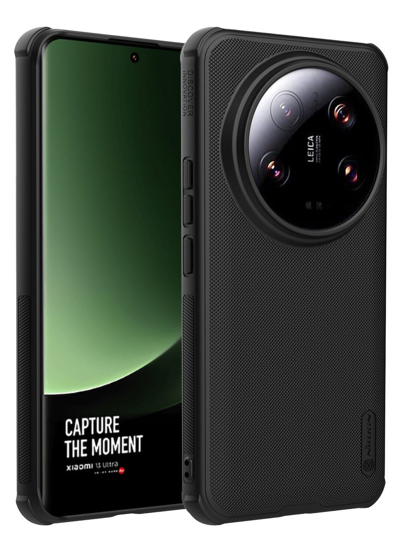 Nillkin For Xiaomi 14 Ultra Case, TPU Shockproof Airbags Bumper, Matte Anti-Fingerprint Back Cover, Side Anti-Slip Handle Slim Fit Mobile Phone Case - Image 1