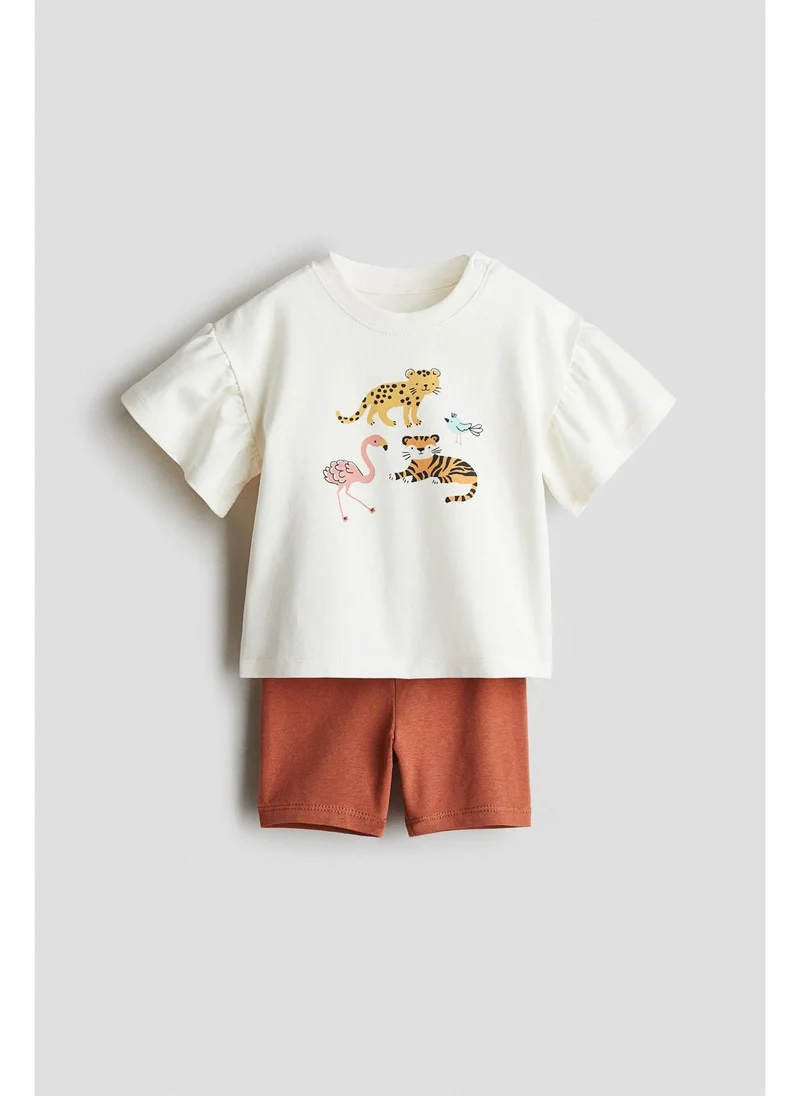 H&M 2-piece cotton jersey set