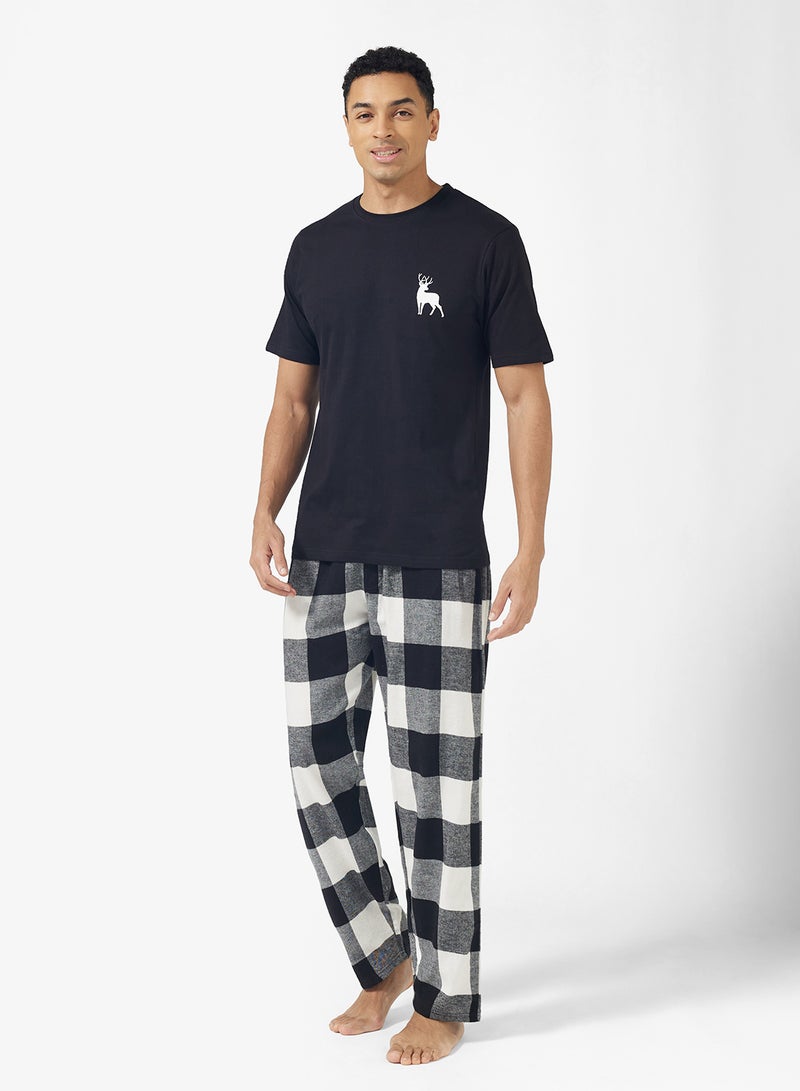 Robert Wood Nightwear T-Shirt & Pants Sets - Image 1