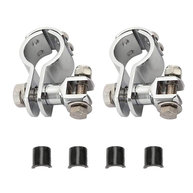 Motorcycle Footpegs 32mm Highway Crash Bar For Foot Peg Clamps Engine Guard Mounts Adapter For Fit Honda Suzuki Kawasaki Yamaha Harley Davidson