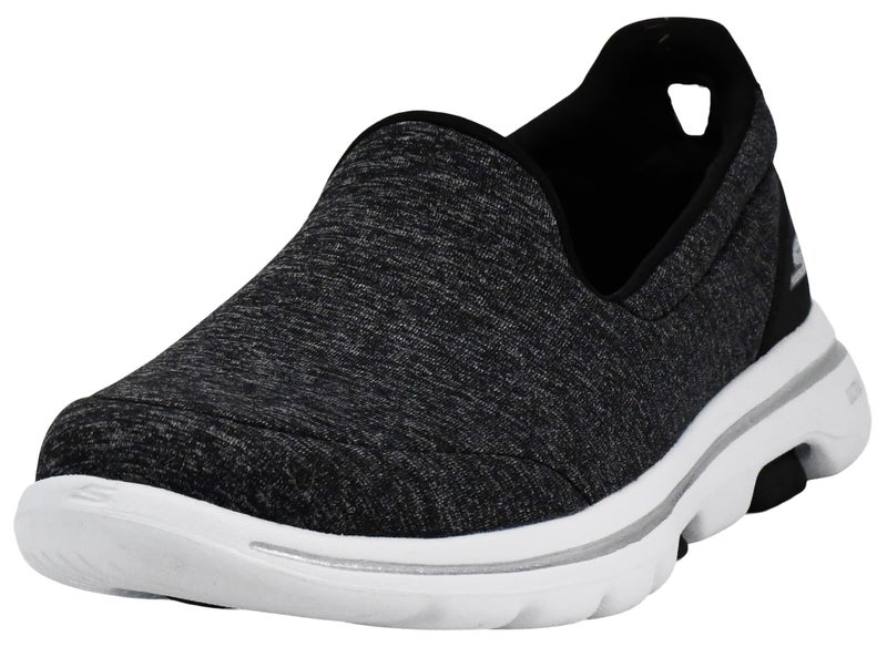 SKECHERS حذاء سكيشرز النسائي جو ووك 5 أونور، أسود/أبيض، 9 - Image 1