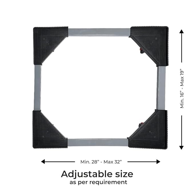 SIMNANI Venture Heavy Duty 24 Wheel Adjustable Washing Machine Dishwasher Refrigerator Fridge StandTrolley 500 Kg  - Image 2
