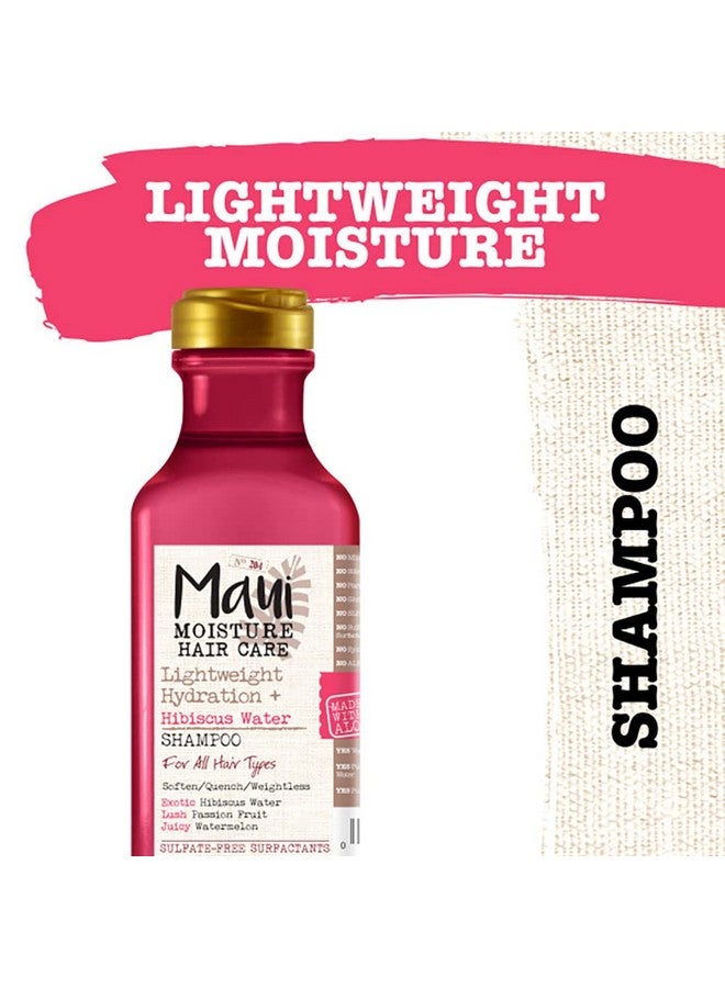 MAUI MOISTURE Lightweight Hydration + Hibiscus Shampoo + Conditioner For Daily Moisture No Sulfates 13 Fl Oz - Image 3