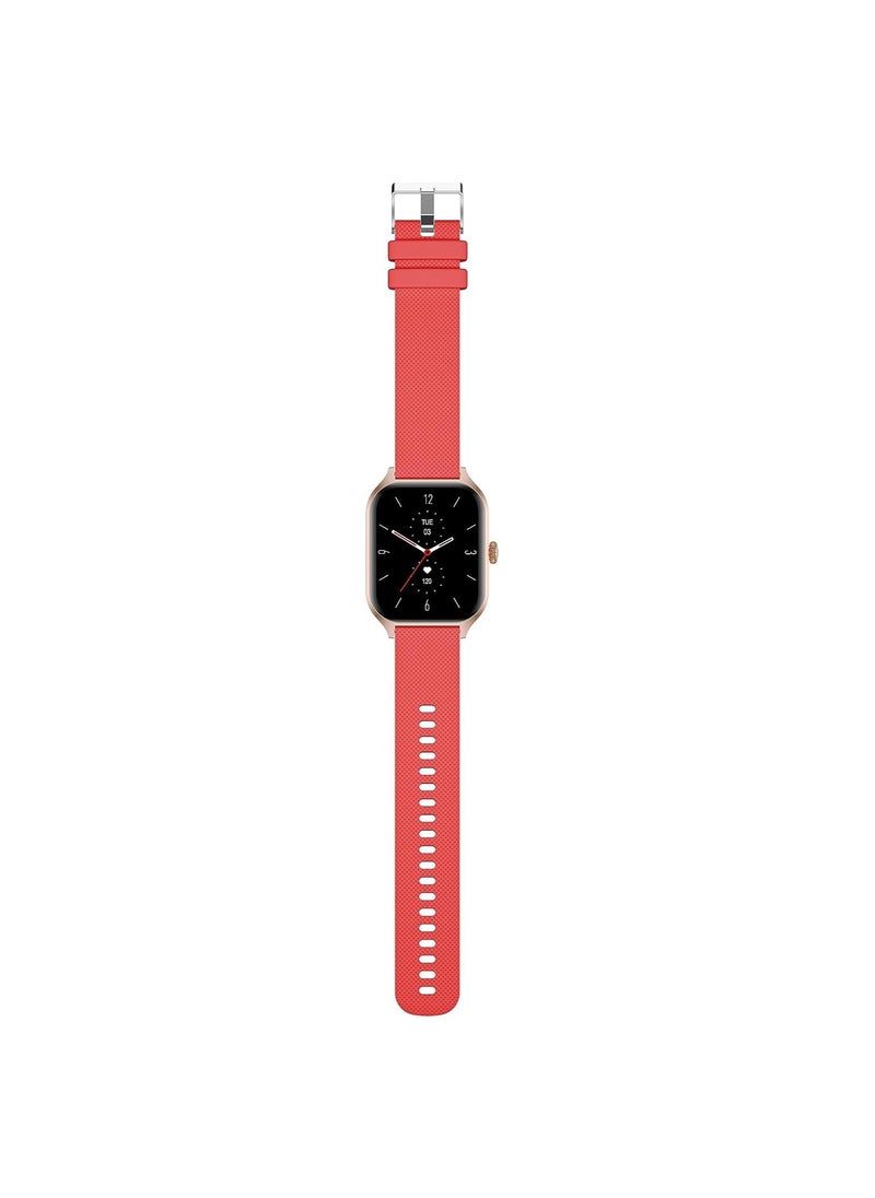 Xcell - Xcell G7 Talk Professional Smart watch,1.96 HD Screen, Heart Rate,BP,Oxygen Monitoring, Receive & Make Calls, Water Resistance: IP67, 1 Week Battery Life,Compatibility iOS-Android-Red - Image 1