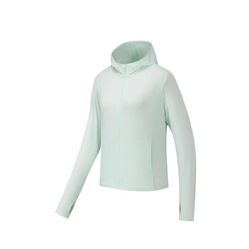Anta green A-UV Protect Women's Knit Track Top for Women | Best Price UAE