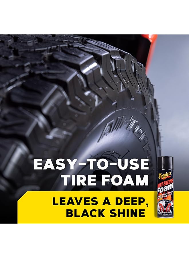 Meguiar's Meguiars Hot Shine High Gloss Tire Foam, 19 Ounce, G13919 - Image 2