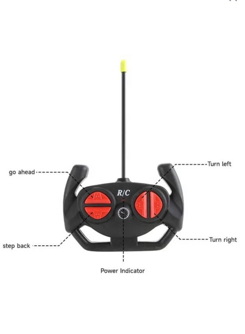 1:18 High Speed Remote Control Car With Cool Car Lights Red - Image 3