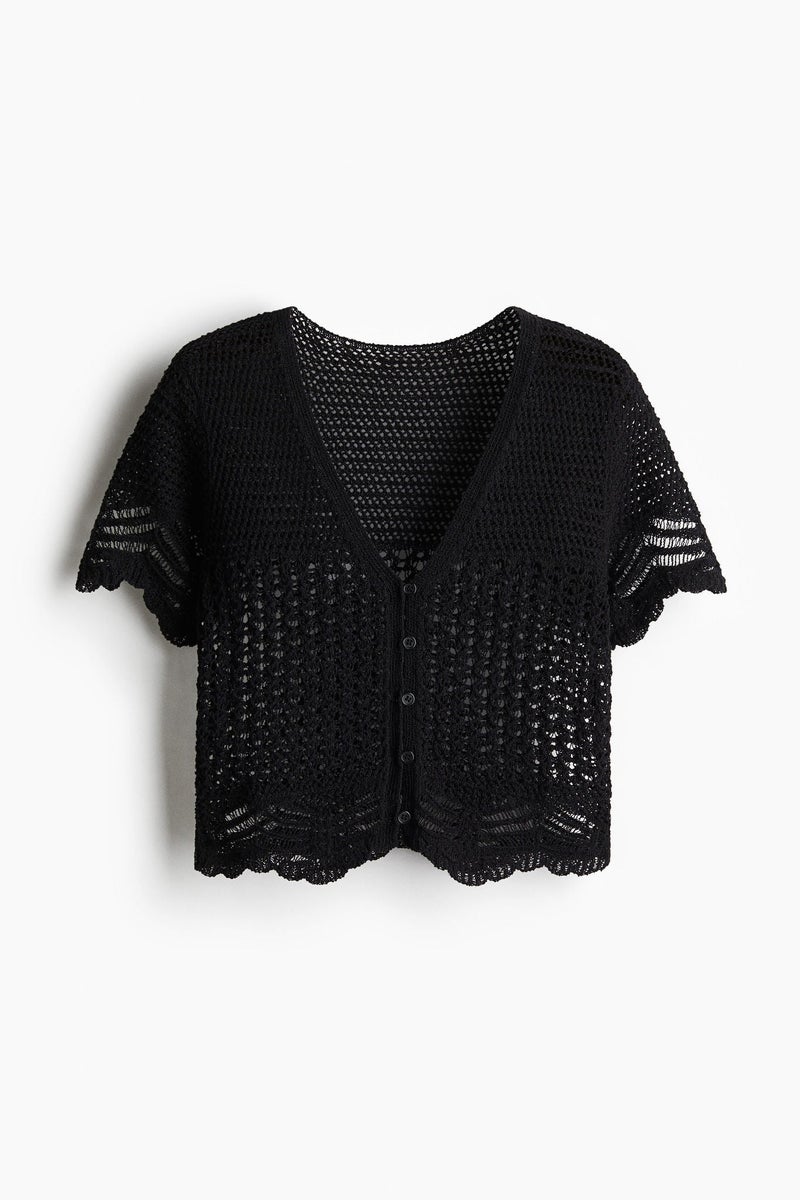 H&M Crochet-Look Beach Top - Image 4