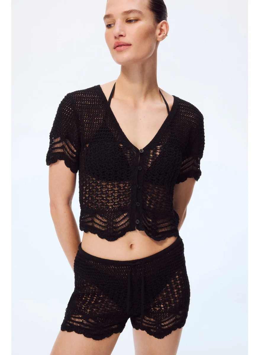 H&M Crochet-Look Beach Top