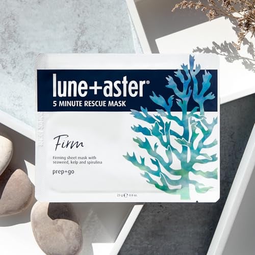 Lune+Aster 5 Minute Rescue Mask - Firm | Firming Sheet Mask with Seaweed, Kelp, and Spirulina. Made in Korea. - Image 5