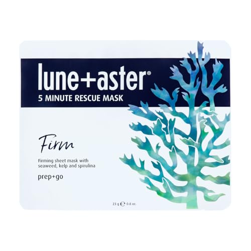 Lune+Aster 5 Minute Rescue Mask - Firm | Firming Sheet Mask with Seaweed, Kelp, and Spirulina. Made in Korea. - Image 1