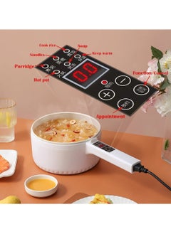 Generic Electric Hot Pot with Steamer | Non-Stick Multi-Functional Cooker | 2L Electric Skillet, Saucepan, Frying Pan for Ramen, Eggs, Noodles, Steak, Fried Rice, Sautéing, Steaming & Soups | Portable for Home & Dorm Use  - Image 5