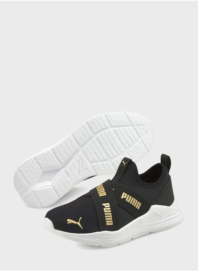 PUMA Kids Wired Run Slip On Flash  - Image 3