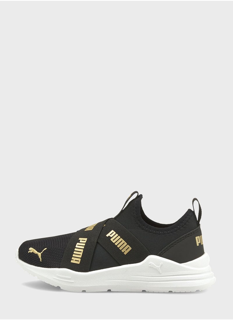 PUMA Kids Wired Run Slip On Flash  - Image 2