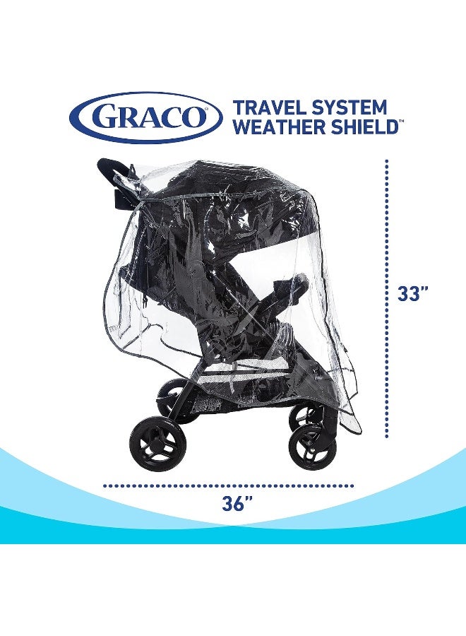 Graco Universal Infant Travel System Rain Cover - Image 3