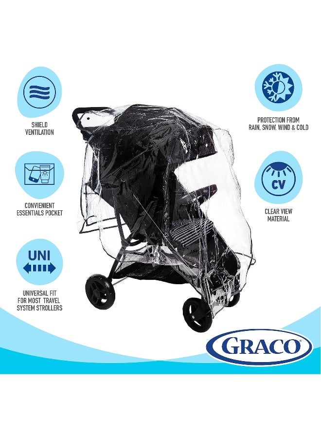 Graco Universal Infant Travel System Rain Cover - Image 2