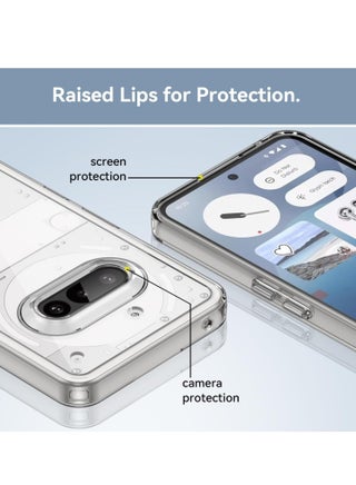 غطاء حماية لهاتف Nothing Phone 3A، مصنوع من السيليكون الشفاف للغاية، غير قابل للاصفرار، ومضاد للخدش، وغطاء حماية للكاميرا لهاتف Nothing Phone 3A مقاس 6.7 بوصة - view 3
