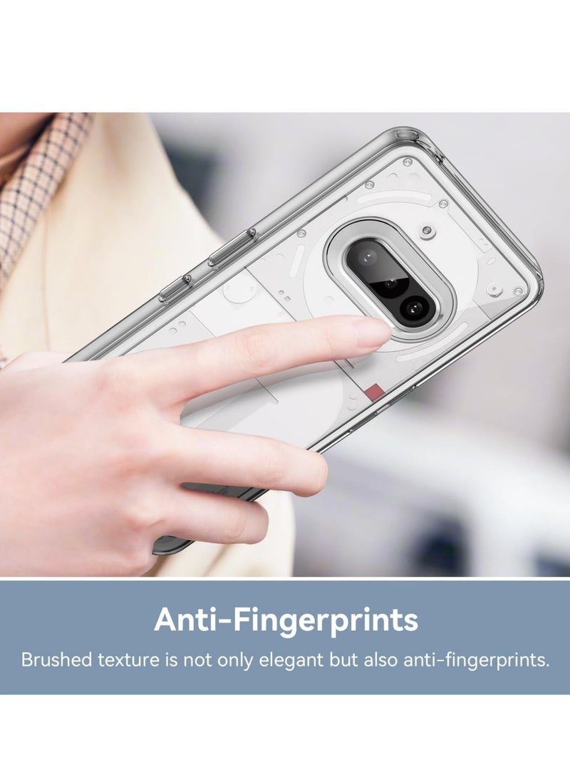 حومة غطاء حماية لهاتف Nothing Phone 3A، مصنوع من السيليكون الشفاف للغاية، غير قابل للاصفرار، ومضاد للخدش، وغطاء حماية للكاميرا لهاتف Nothing Phone 3A مقاس 6.7 بوصة - Image 4