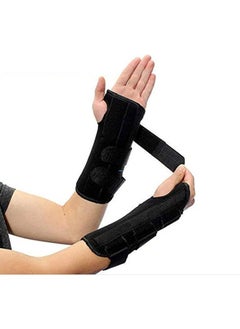 yongsheng Wrist Brace Breathable Support Splint 2 Pack Night Sleep Wrist Compression Strap Adjustable Hand Brace Sprains Fits Left Right Hand (Color : Medium)  - Image 4