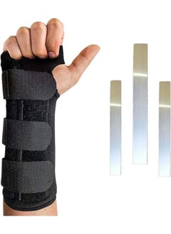 yongsheng Wrist Brace Breathable Support Splint 2 Pack Night Sleep Wrist Compression Strap Adjustable Hand Brace Sprains Fits Left Right Hand (Color : Medium)  - Image 3