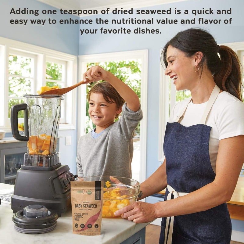 Numami Organic Atlantic Dulse Flakes - Premium Seaweed - Image 2