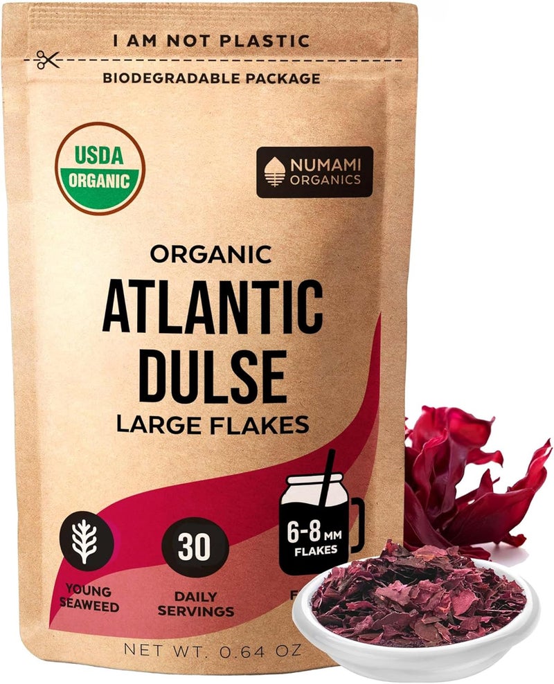 Numami Organic Atlantic Dulse Flakes - Premium Seaweed - Image 1