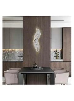 فامي أضواء مصباح حائط LED حديث مع تصميم، ضوء دافئ أنيق من الراتنج الجدار الشمعدان الإضاءة لغرفة النوم وغرفة المعيشة وغرفة الطعام والممر، نوع تركيب الإضاءة المثبت على الحائط مقاس 60 سم  - Image 4