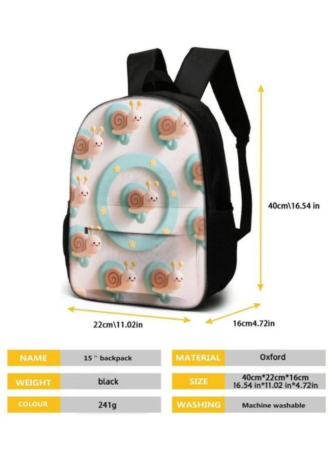 Bright Li Fire Unlock the new fashion of childish fun! Three-piece set of bags, cartoon elements for children and teenagers (students, children, friends' outings, mountain climbing, schooling, etc. can be used) - 2 - Image 5
