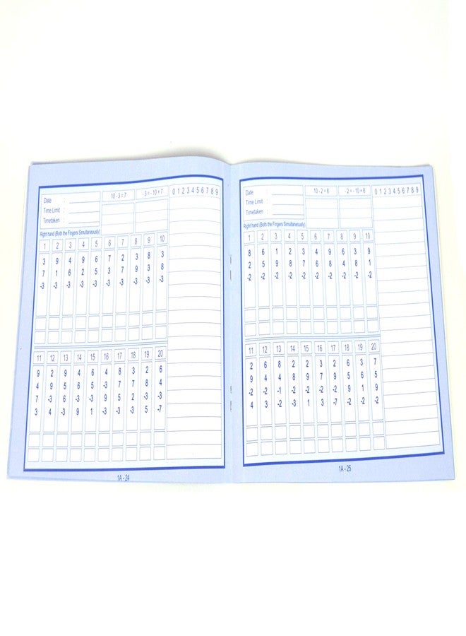 Djuize 13 Rod Single Colour Abacus with 2 Practice Work Books - Level 1 Book (Brown) - Image 4