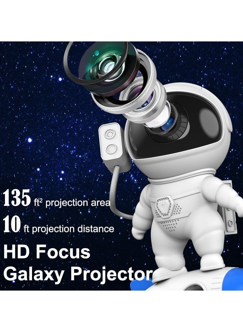 SYOSI Astronaut Star Space Projector Galaxy Night Light Planetarium Light Galaxy Projector 4K Replaceable 13 HD Galaxy Discs Timed Starry Nebula Ceiling Projection Lamp Bedroom Decor Aesthetics  - Image 3