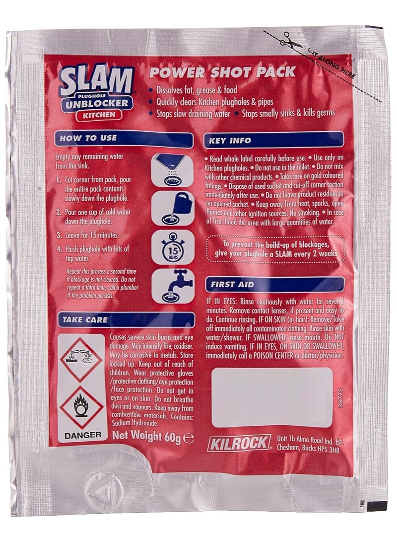 KILROCK Slam Kitchen Plughole Unblocker 60G - Image 2